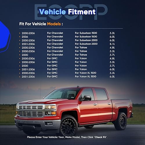 Miniatura 2 de ECCPP - Espejo retrovisor eléctrico para remolcar, con calefacción y luz para el suelo, para Chevy Avalanche, Suburban Tahoe, GMC Yukon XL, años