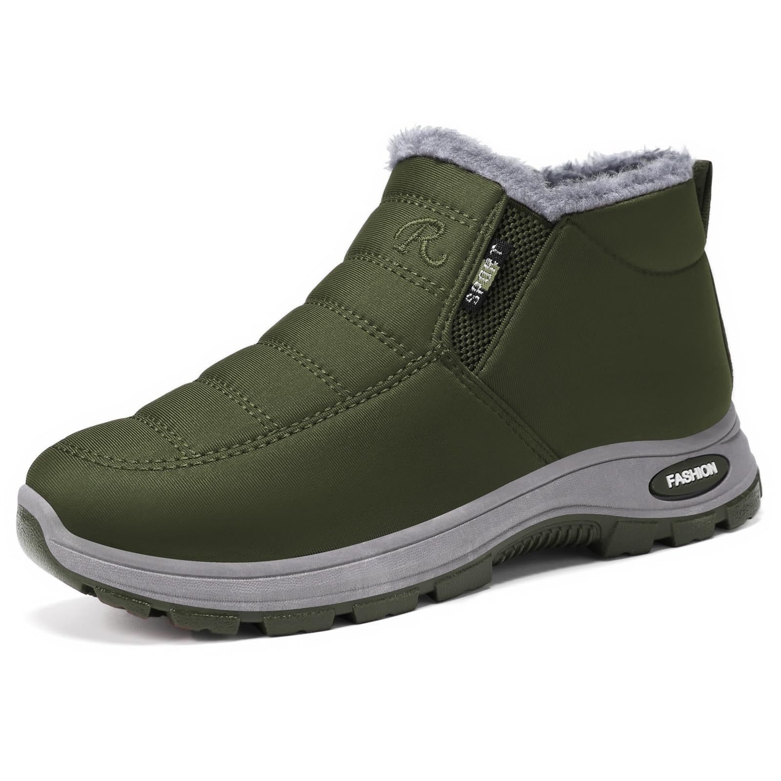 Snow Boots for Women Men Winter Warm Fur Lined Ankle Booties Non Slip Sheepskin-Lined Sneakers with Arch Support
