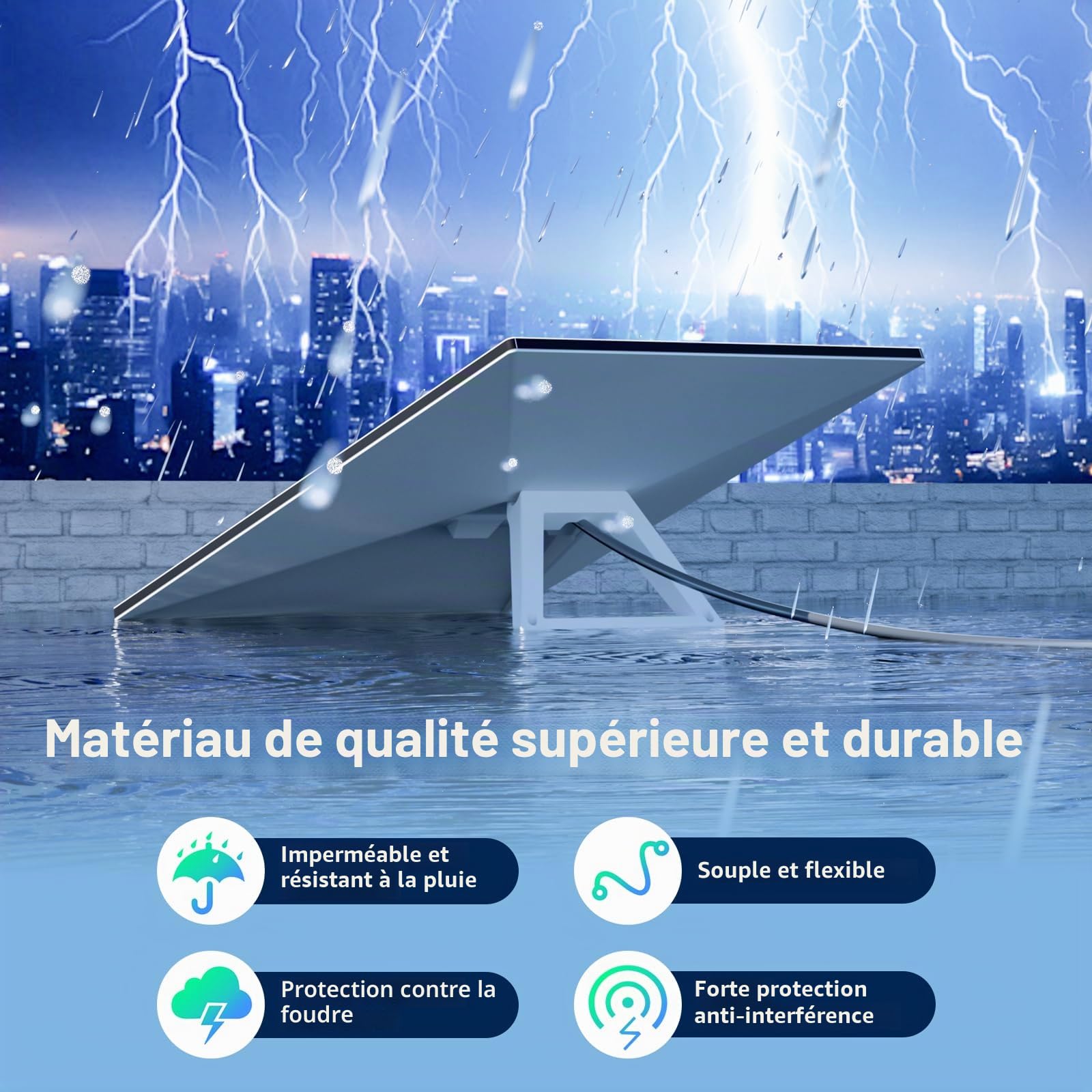 Câble Starlink Gen 3 150FT 46M Rallonge Étanche Pour Standard Satellite V3 Ethernet de Remplacement