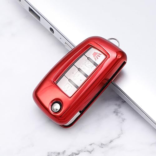 Llavero plegable de TPU suave para coche, para Nissan X-Trail T31 T32 Rogue Juke F15 Qashqai Tiida Murano Maxima Quest
