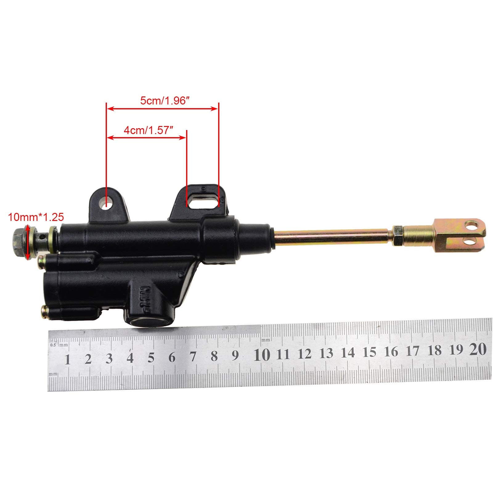 Pitbike Dirtbike voet rempomp zwart lang - DSL Motoren