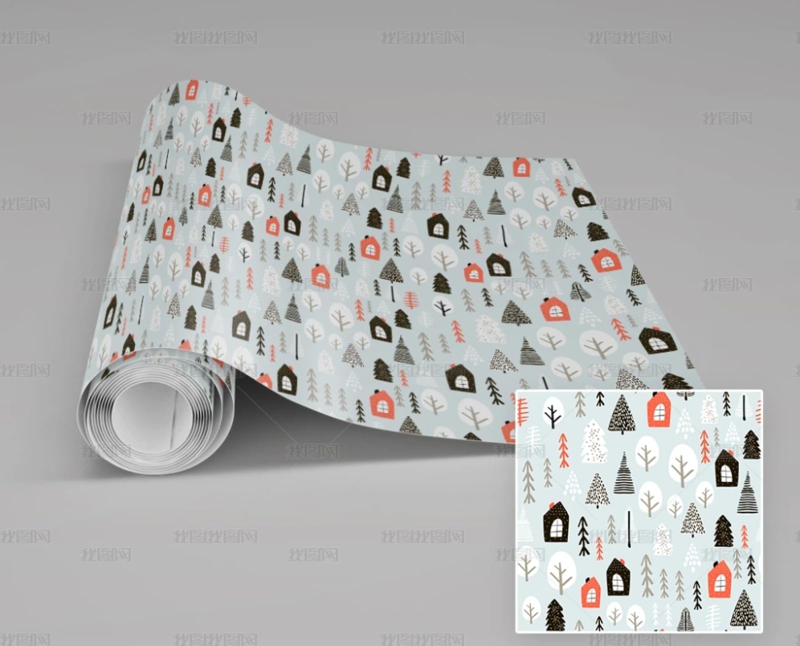Papier peint autocollant bois et salon enfant adhésif