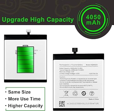 WUHAO for CAT S62 Replacement Battery XQ6602G Battery for CAT S62 XQ6602G with Adhesive Tape Tool Repair Kit