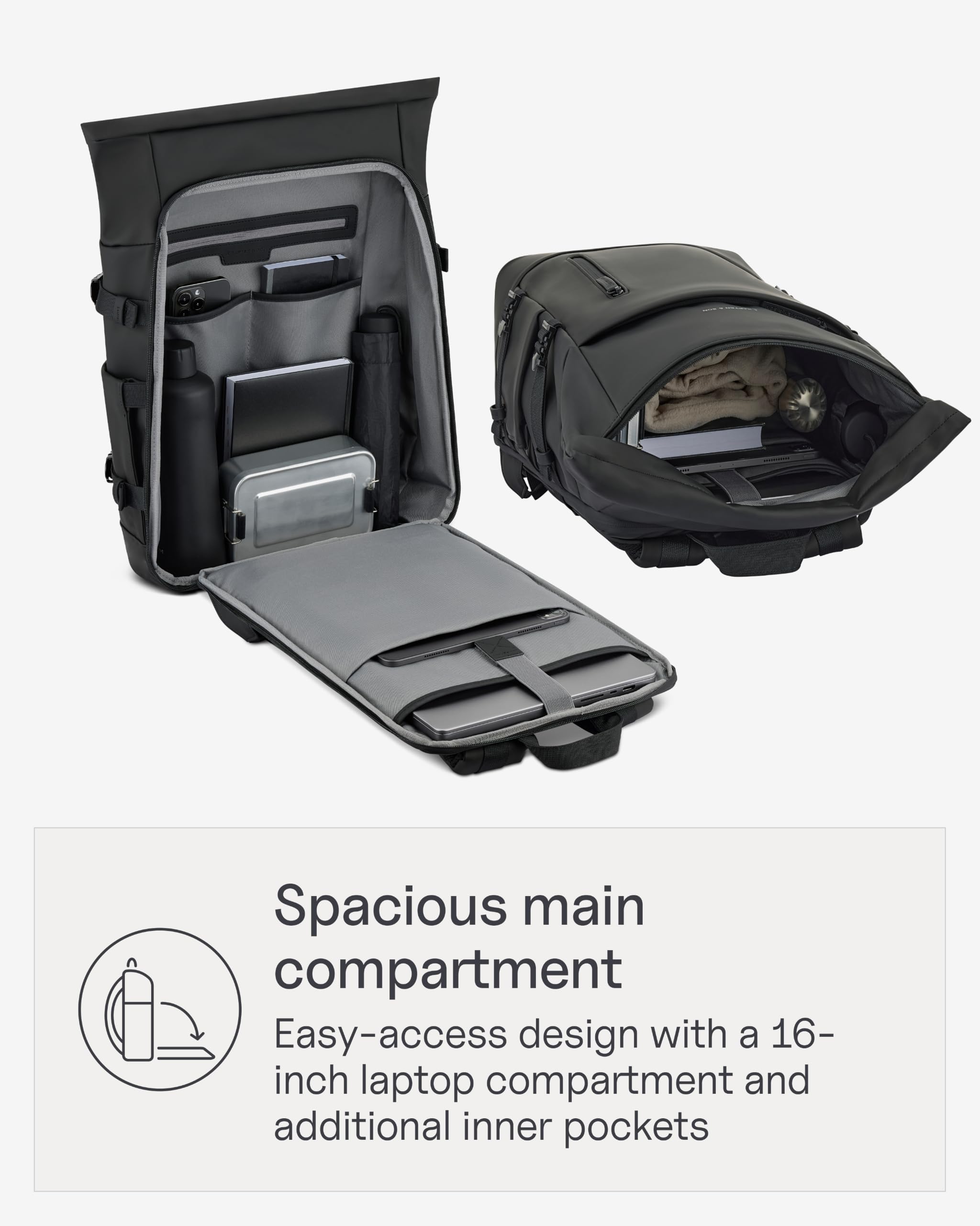 Kapten & Son Helsinki Pro Backpack All Black