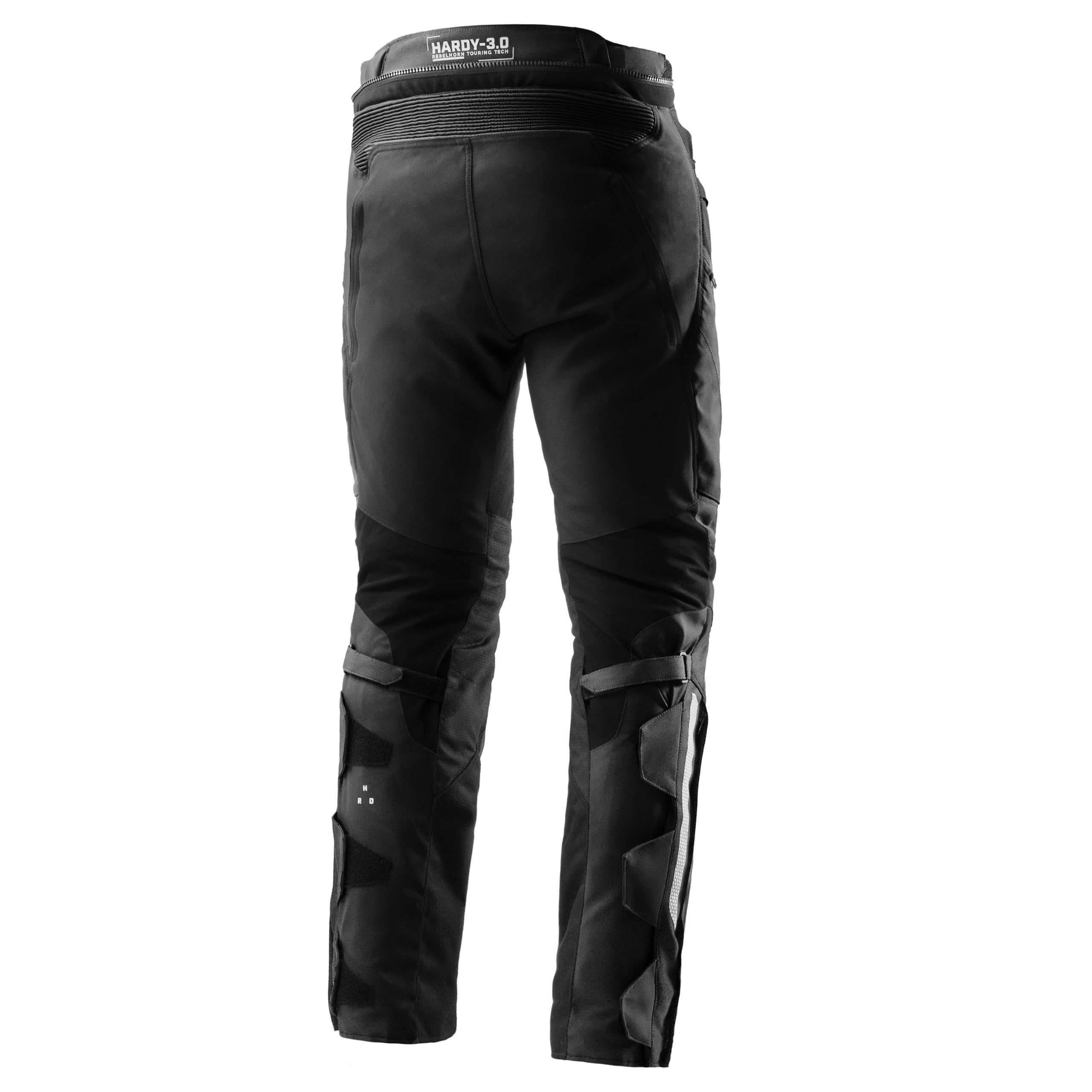 REBELHORN Hardy 3.0 Motorradhose Herren | Textil | Knie und Hüftprotektoren Stufe 2 | HydraShield PRO In&Out Membran | Belüftungspaneele | Abnehmbare Thermofutter | 3 Beinlängen | Größen bis 10XL