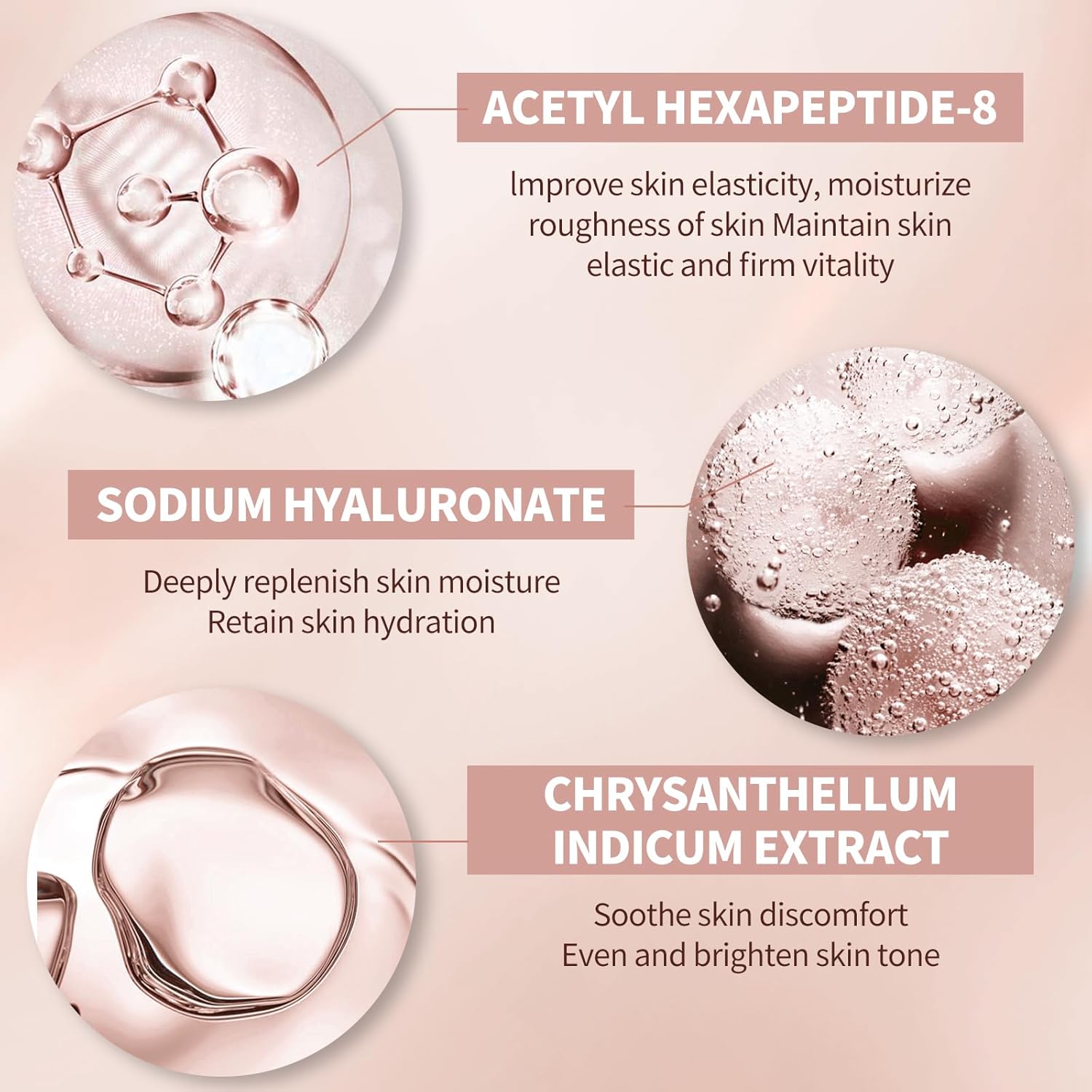 Revitalizing 6-Piece Anti-Aging Skin Care Set for Women – Hydrating, Firming & Wrinkle-Reducing Facial Care Kit with Cleanser, Toner, Eye Cream, Lotion & Face Cream - Image 4