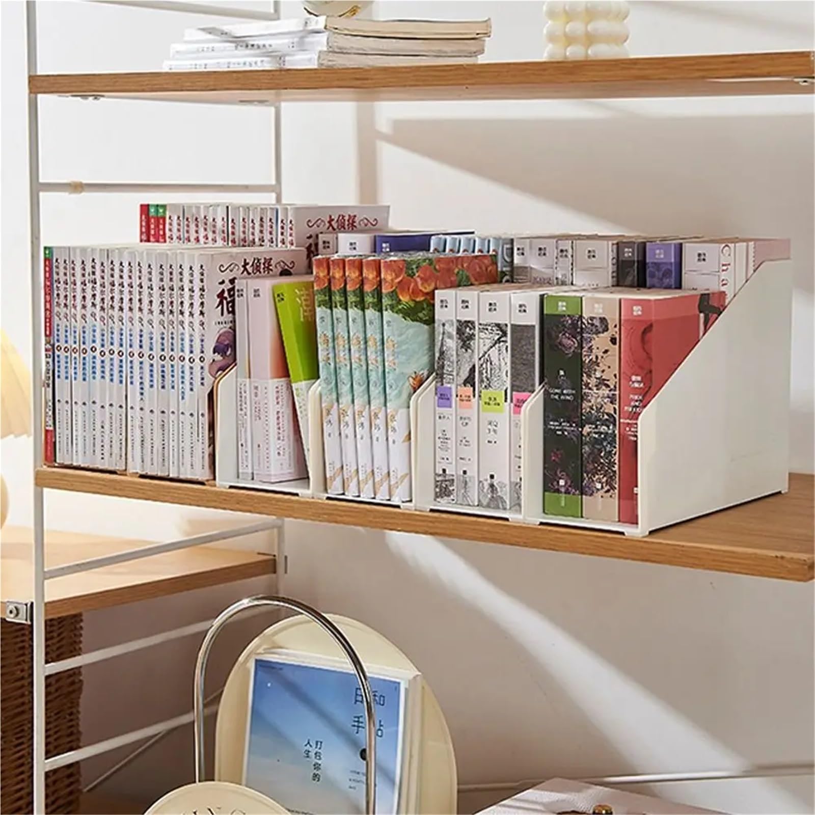 2 sujetalibros de plástico portátiles para Biblioteca