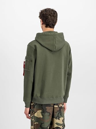 Alpha Industries mens Alpha Label Hoody Kapuzensweat Fur Herren