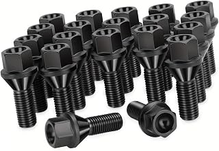 Compatible With 3 Series E92 2005 2006 2007 2008 2009 2010 20 個 コンパクトホイールナットセット カーボン鋼製ホイールナットセット