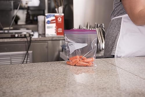 Miniatura 10 de SC Johnson Bolsas profesionales Ziploc de almacenamiento de alimentos de un cuarto de galón, tecnología Grip 'n Seal para un agarre más fácil,