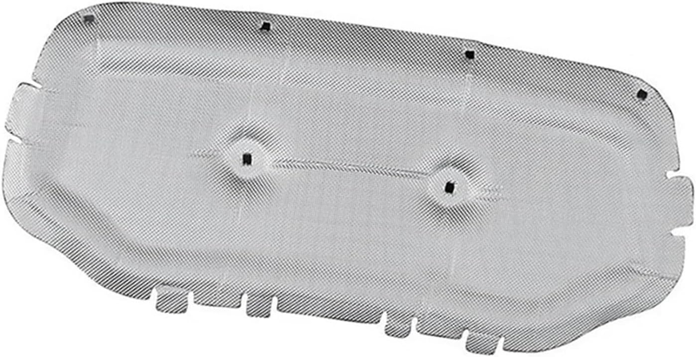 Car Accessories Front Engine Soundproof Cotton Full Aluminum Foil Engine Sound Insulation Pad Mat Compatible For VW JETTA VS5 2019(Black 9 Wire Left)