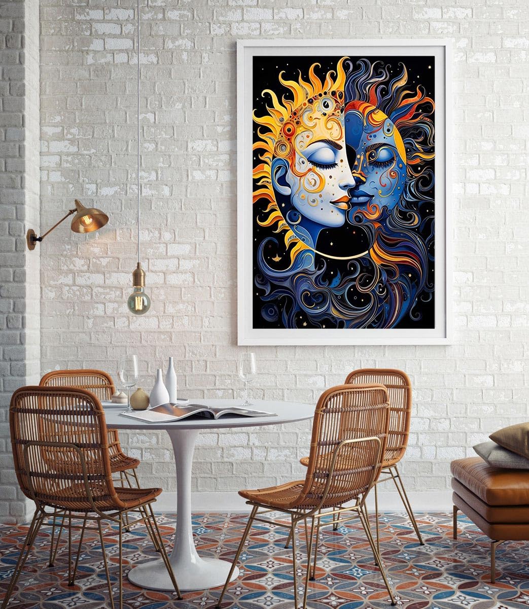 Kit Peinture Diamant 5D Orsit - Toile 30x40 Cm - Loisir Créatif Anti-stress - Déco Murale Brillante - Diamants Ronds Inclus