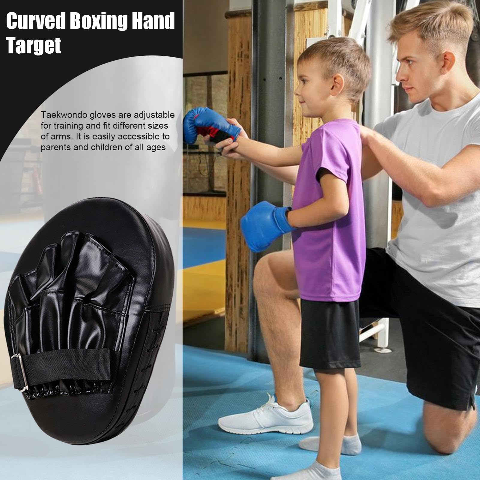 Paletas De Boxeo Y Kickboxing Ligeras Y Ajustables, Con Absorción De Impactos Para Entrenamiento En Casa O Gimnasio