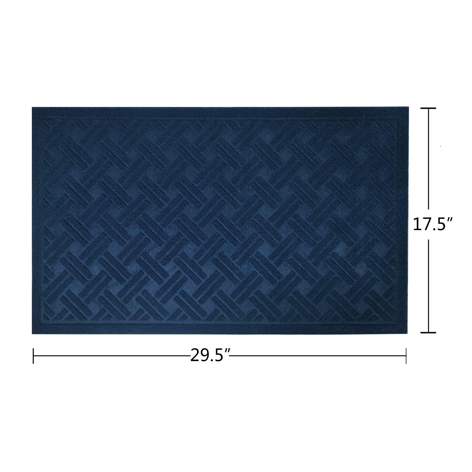 Non-Slip Entrance Doormats - Washable Front Back Door Mat with Rubber Back — Amazon image 3