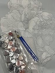 Tucocoo Paint By Numbers Kit - Women With Flowers On Head Canvas Painting 16x20 Inches For Adults