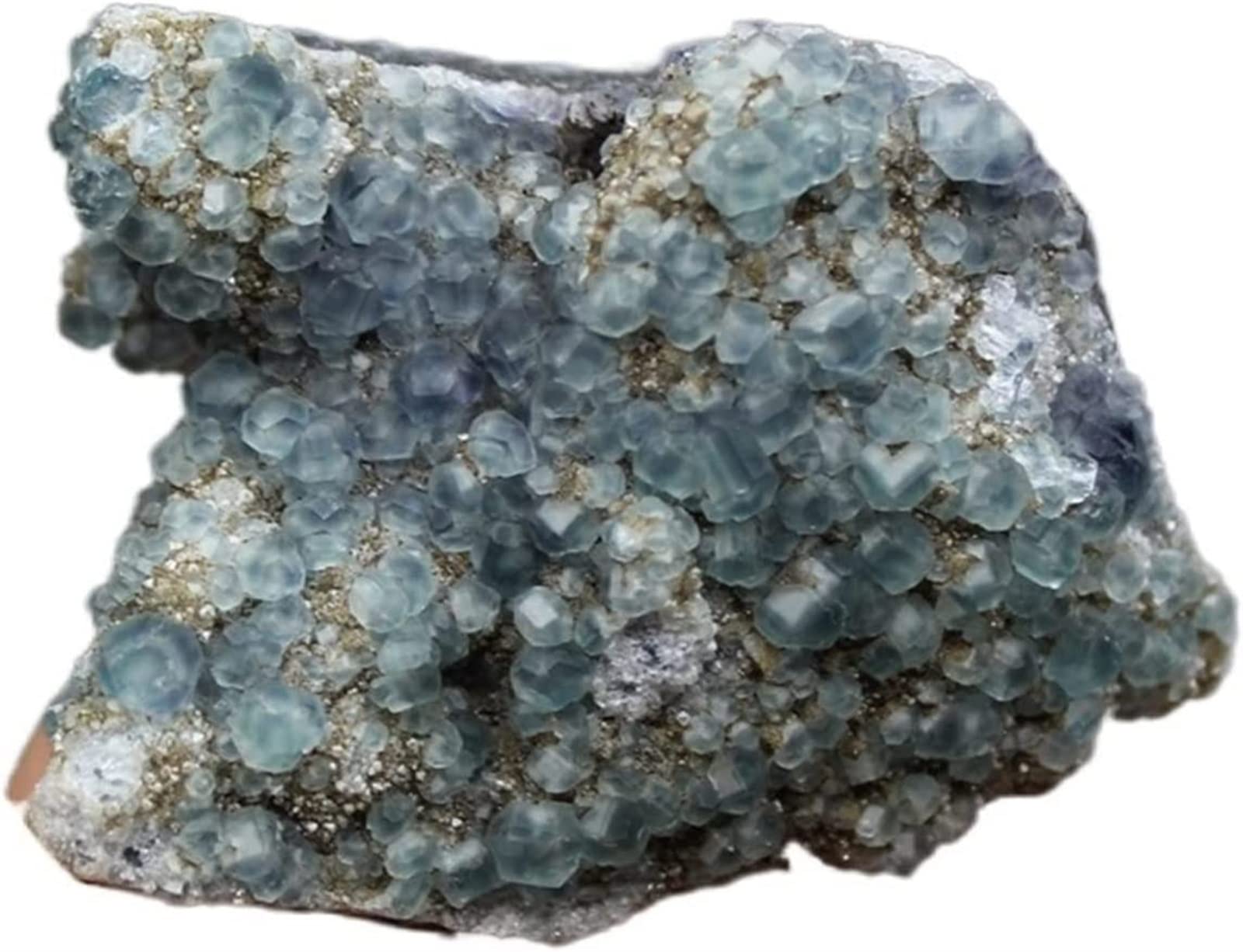 Cluster de fluorite rare minéraux pierres naturelles de collection lithothérapie 96g