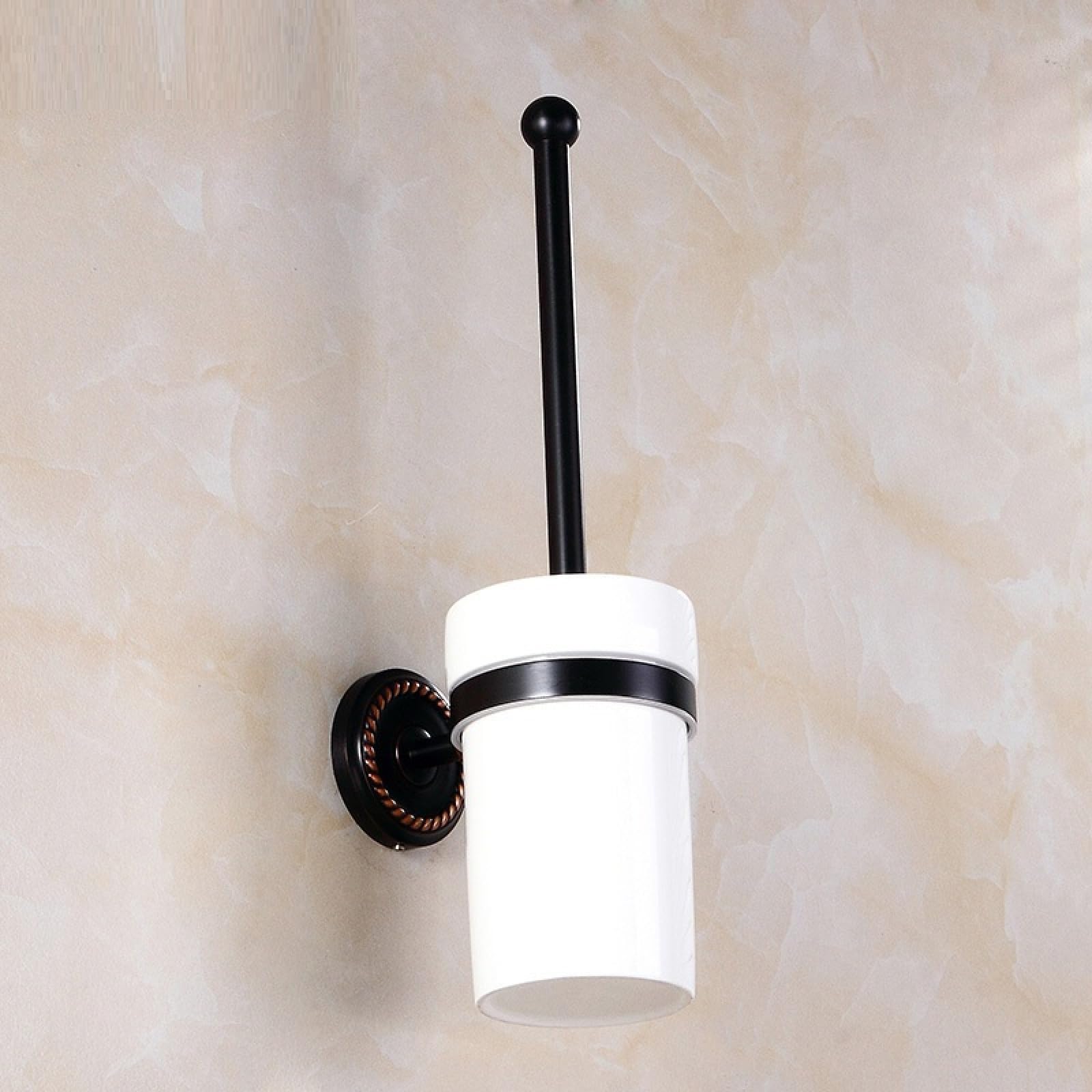 Black Antique Brass Mahua Bathroom And Bathroom Hangers, Toilet Brush