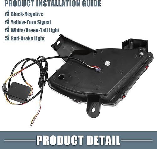 Miniatura 6 de Reflector de parachoques trasero, luz de señal de giro trasera antiniebla KD31515L0 KD31515M0 rojo amarillo LED para Mazda CX-5 2013-2016 lente roja