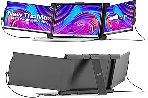 Mobile Pixels New Trio Max 14.1" Portable Monitor, Triple Monitor for Laptop
