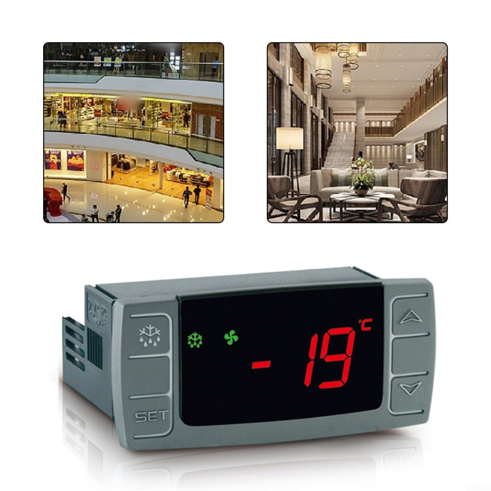 Regolatore intelligente del termostato digitale Xr02cx 5n0c1 con allarme di ripristino automatico per frigorifero commerciale congelatore vetrina e refrigeratore