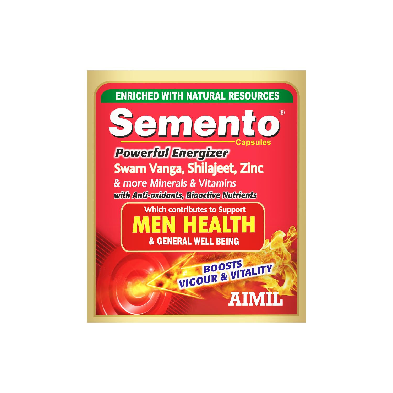 AIMIL semento Ayurvedic Capsules 20 Capsules-picture-18