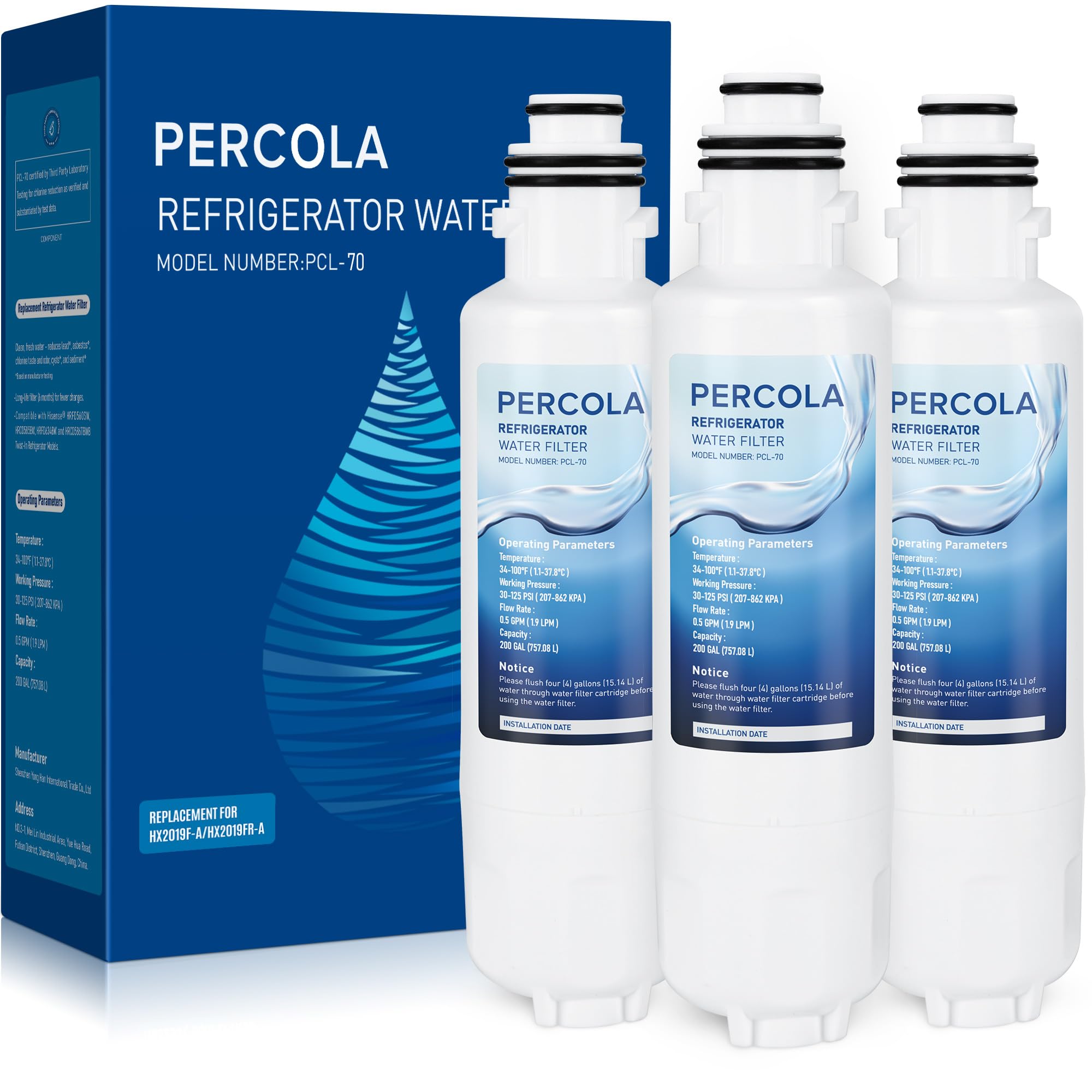 Filtres de rechange HX2019F-A pour de l'eau fraîche et pure à la maison