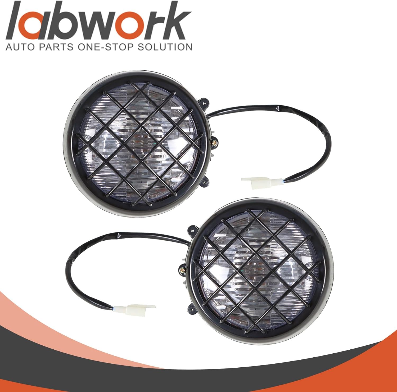 labwork 2 x Headlights lens bulbs lights Replacement for Yamaha Banshee 1987-2006 Replacement for Yamaha Warrior Wolverine Kodiak Big Bear