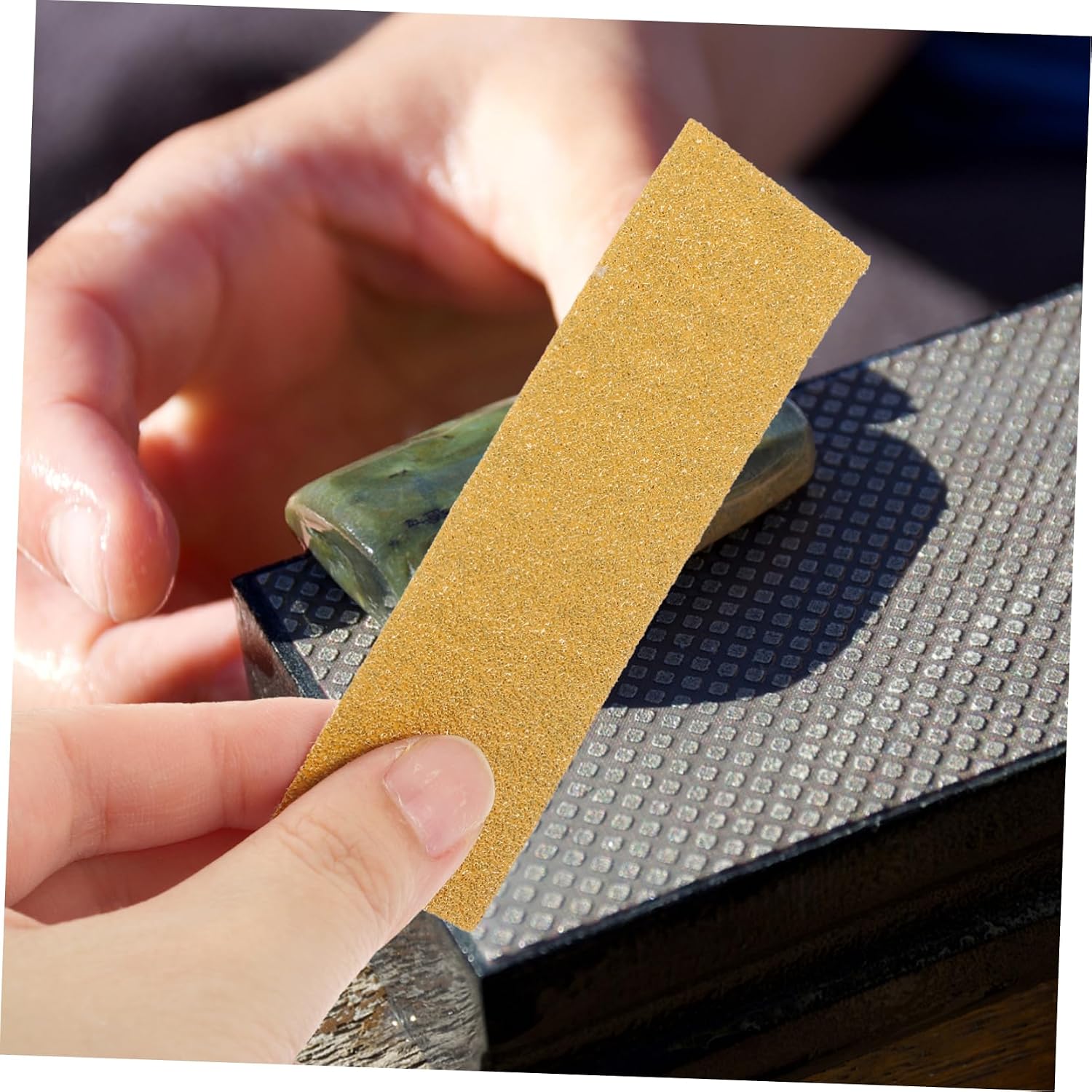 Balacoo DIY Essential 60 Sheets Flocked Sandpaper Assortment 80/120/150/180/240/320 Grits Wet Dry Sandpaper Set for Wood More
