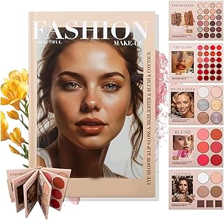 Paleta de libros de maquillaje de 5 capas con...