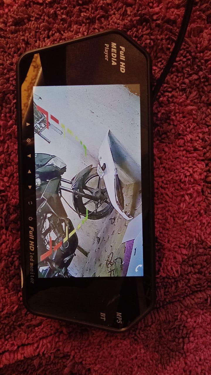 7 Inch Full HD Touch Screen Bluetooth LED Screen+8LED Reverse Camera ...