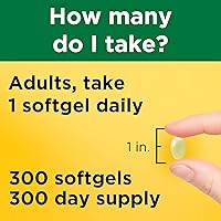 Vista 6 de Nature Made Vitamin E 180 mg (400 IU) dl-Alpha, Dietary Supplement for Antioxidant Support, 300 Softgels, 300 Day Supply