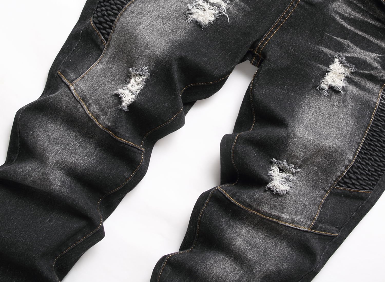 Pantalones vaqueros ajustados para hombre, ajustados, ajustados, ajustados, ajustados, de pierna recta regular, pantalones vaqueros de cintura flexible, pantalones vaqueros informales para