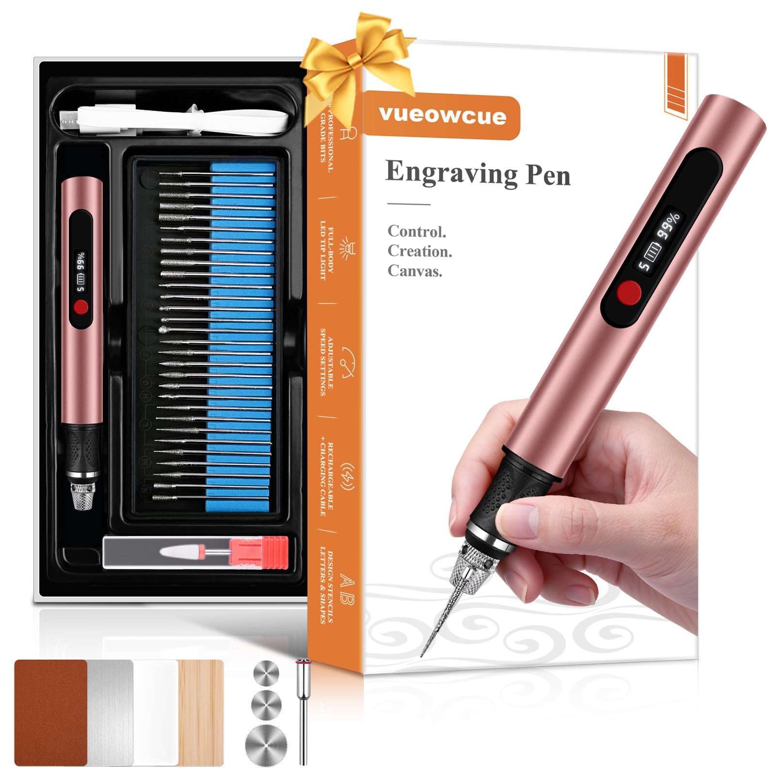 Cordless Engraving Pen - DIY Art & Craft Kit -1