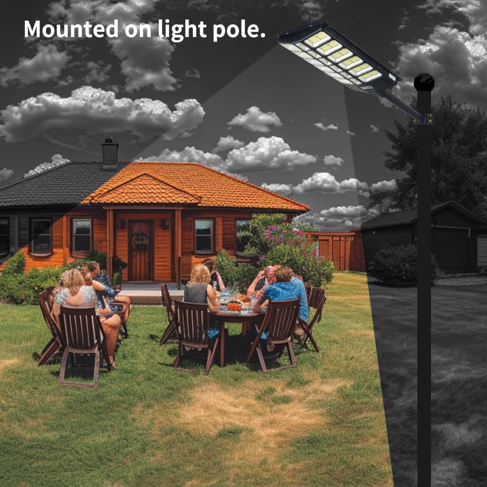 YQL Solar Street Light Outdoor Large - Commercial Heavy Duty Big Bright Waterproof high Powered 6000w