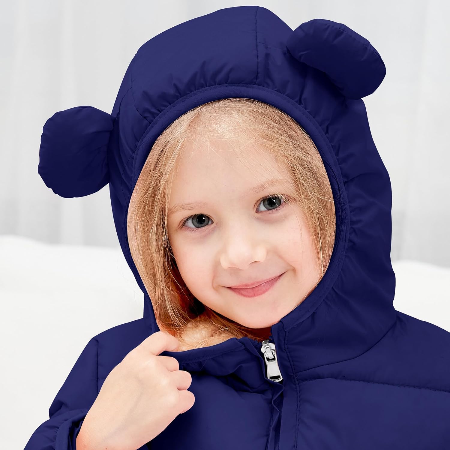 Toddler Boys Girls Thicken Winter Coat Baby Fleece Warm Cute Bear Ear Hooded Jacket Clothes 2024