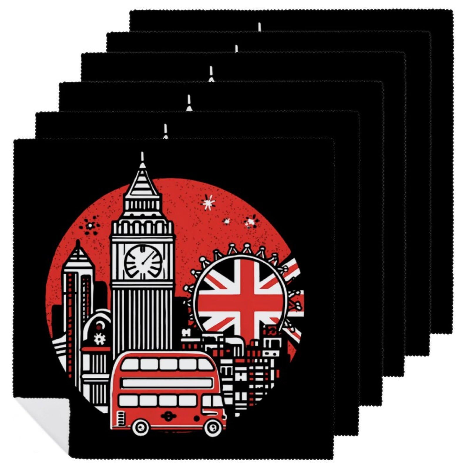Servilletas de tela de Londres para vestir mesas elegantes en bodas y banquetes