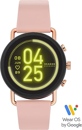 Skagen Connected Falster 3 Gen 5 Stainless Steel and Silicone Touchscreen  Smartwatch, Color: Pink (Model: SKT5205) : Electronics - Amazon.com