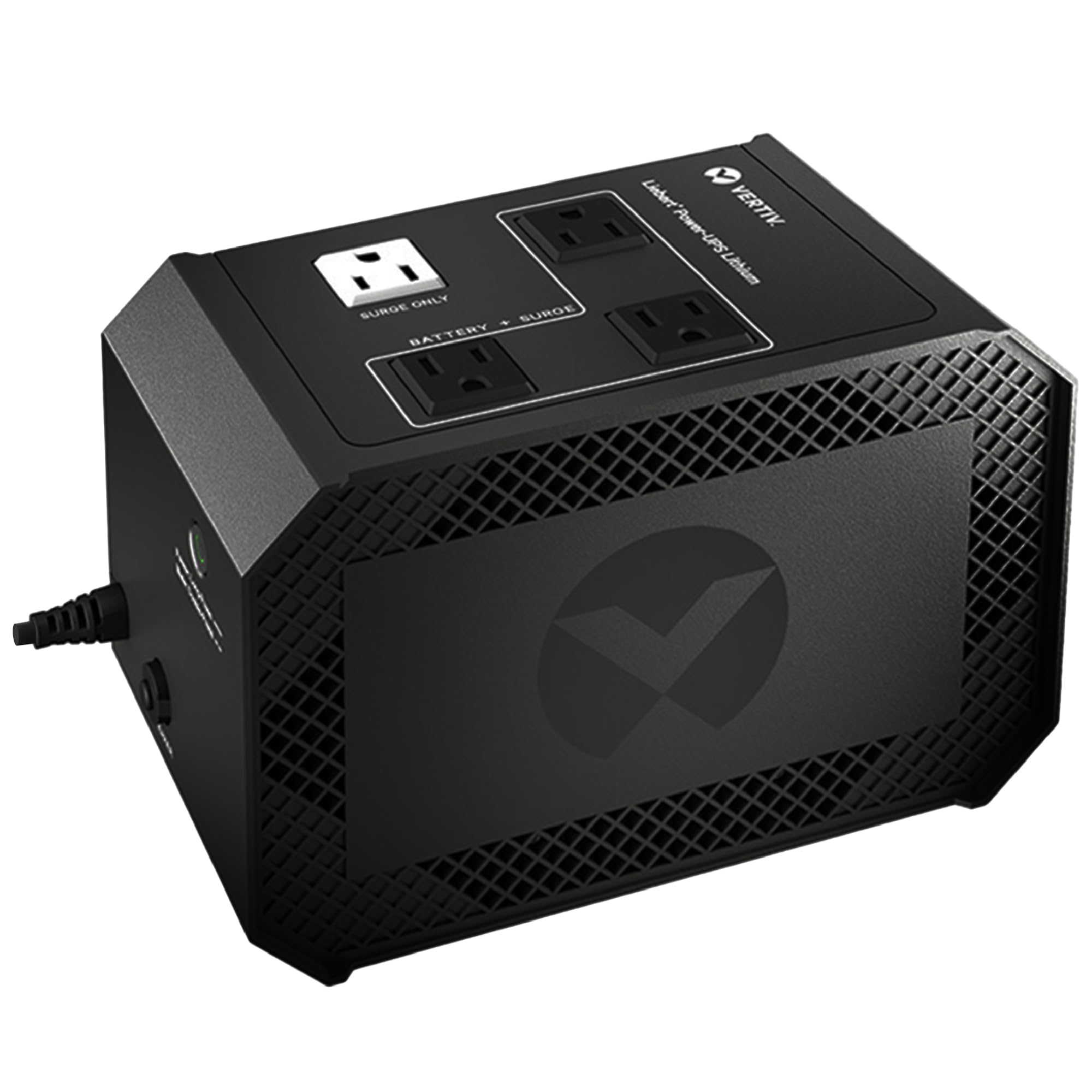 Vertiv Liebert Power UPS Litio, 400VA/240W, 120V, Iones de Litio, UPS en Espera, (4) Tomas NEMA 5-15R (3 Pilas de Respaldo), Certificado Energy Star, Compacto Ligero (PUL-400LVT)