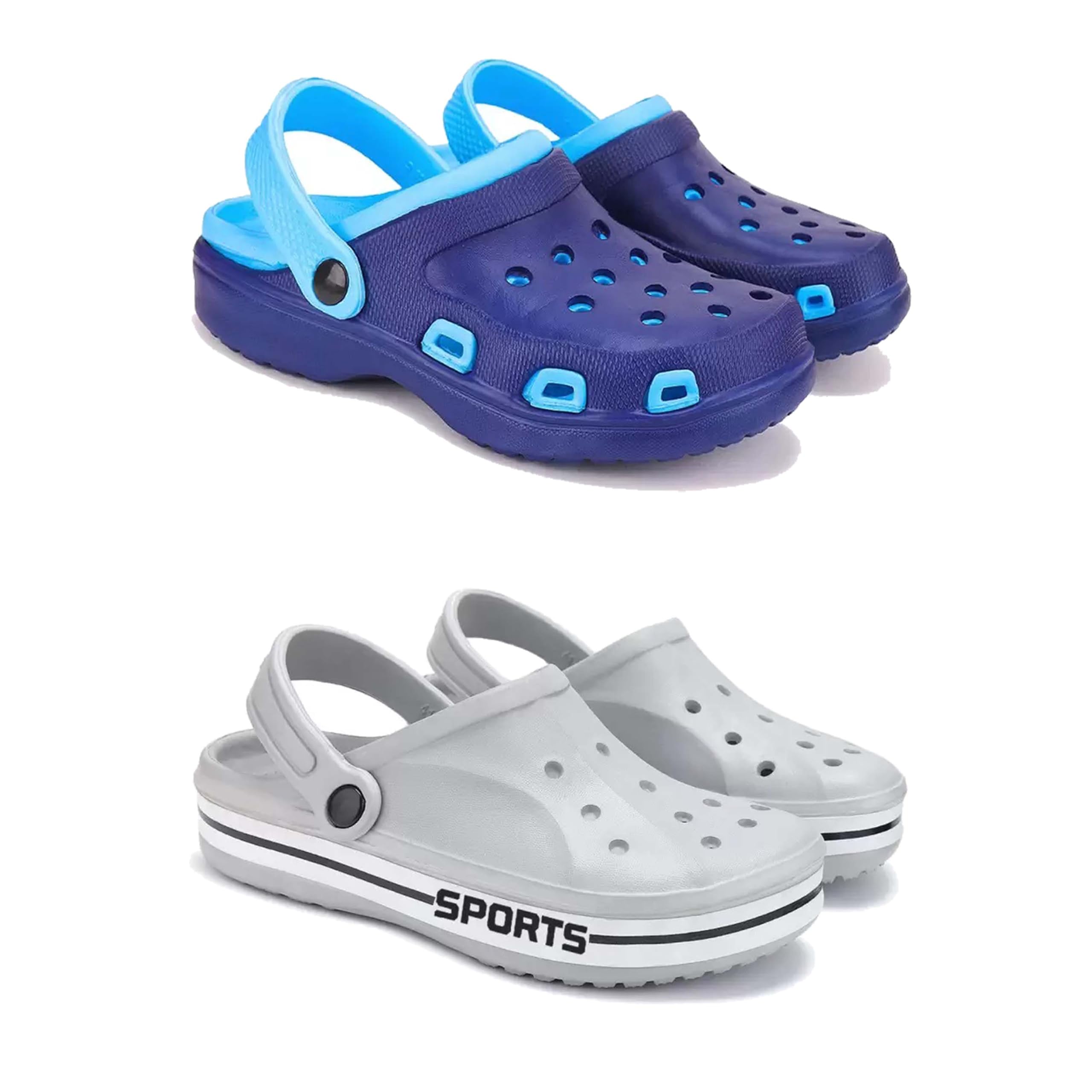 Men's Sandals Clogs| Lightweight Wear| Stylish & Easy to Wear For Men's PCV-SAN-(2-COMBO)-3019-3067