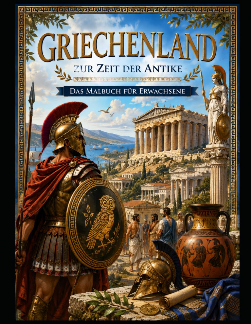 Griechenland zur Zeit der Antike - Das Malbuch für Erwachsene