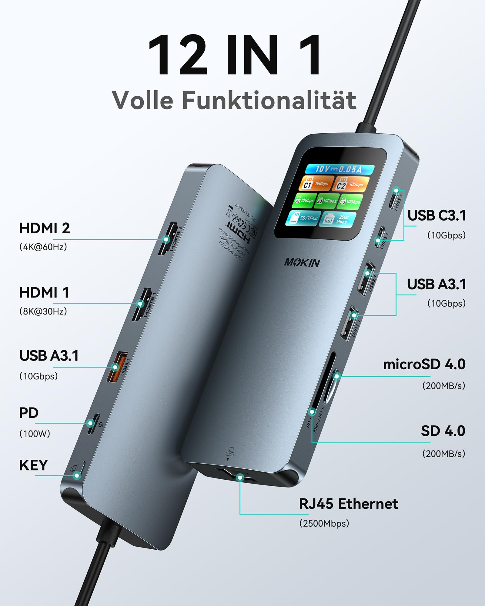 Stacja dokująca USB C
