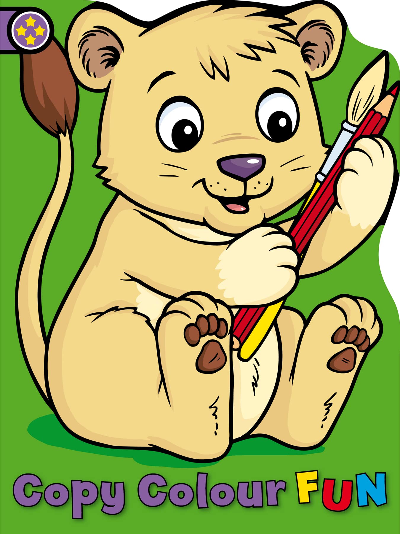 Copy Colour Fun: Lion Cub