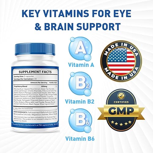 Miniatura 3 de LIVORKA Visium Pro Vision Support - Cápsulas oficiales de suplemento de salud Visium Pro, píldoras de vitaminas naturales VisiumPro para apoyo