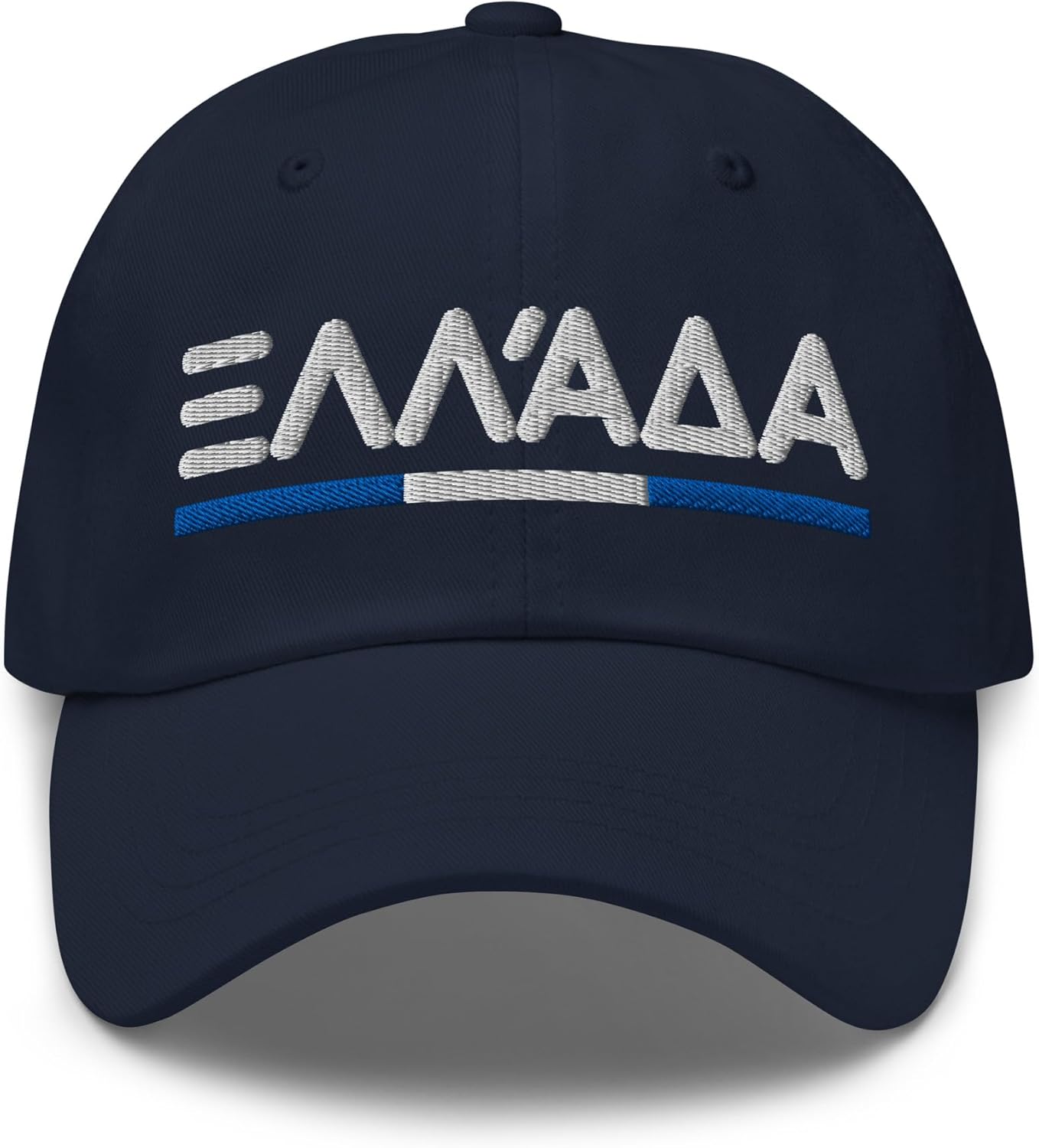 Minimal Greece Flag Hat Greek Soccer Baseball Dad Cap