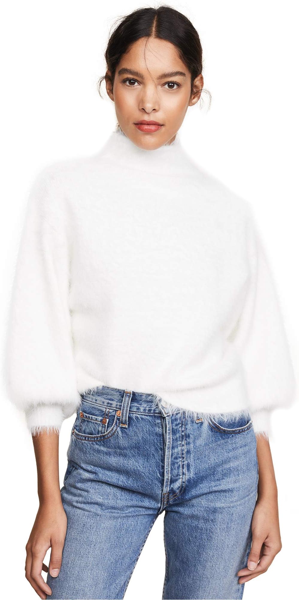 Line & Dot Women's Fuzzy Alder Sweater
