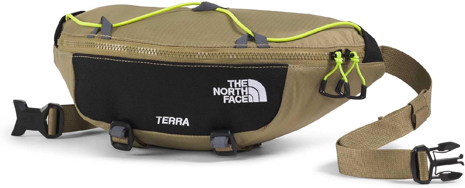 THE NORTH FACE Terra Lumbar Hiking Hip Pack | 3 Liter Storage Belt Bag, Water Repellent, Adjustable Strap, Zip Pockets