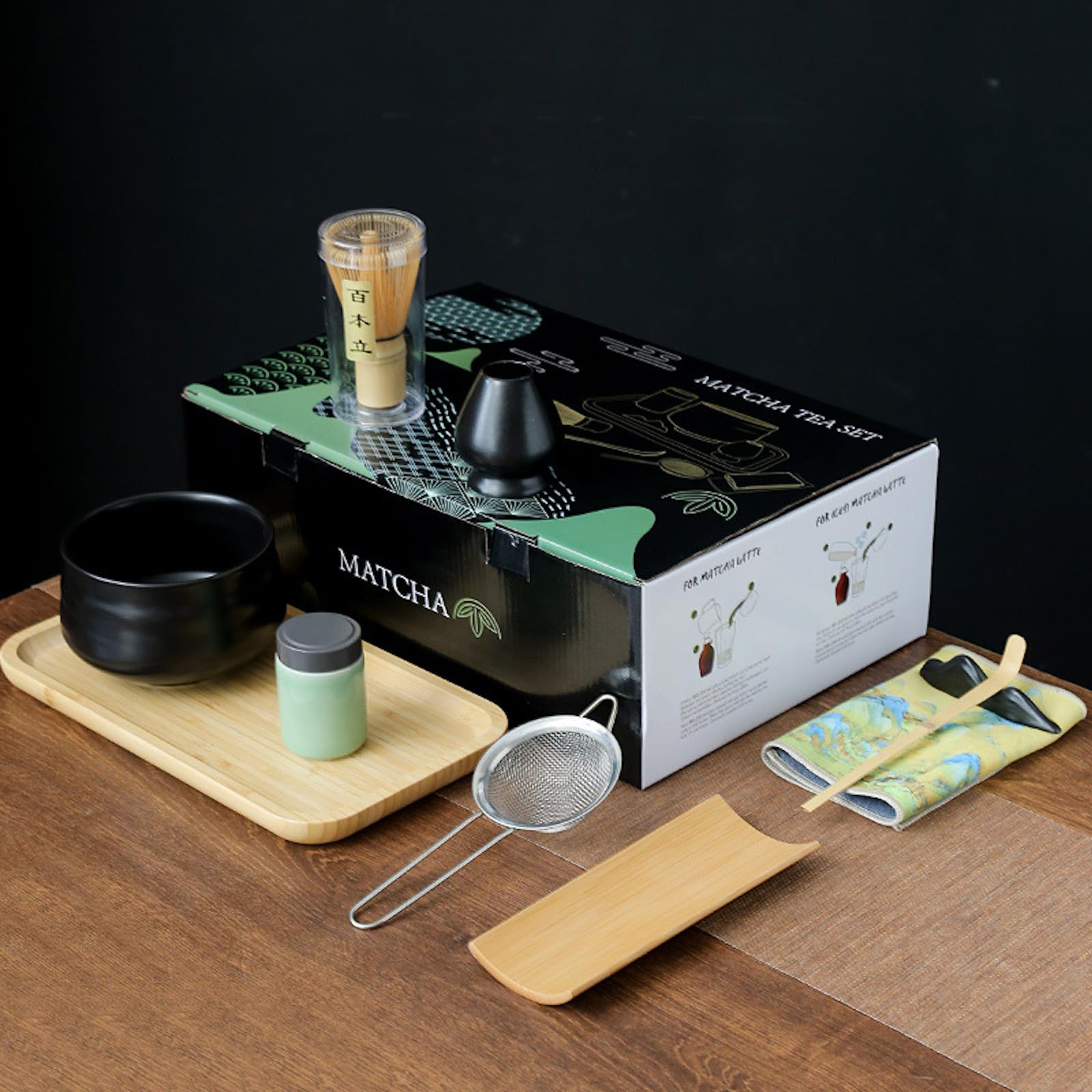 Amazon｜JIKANNOYA 抹茶セット 初心者 10点セット お点前セット 陶磁器