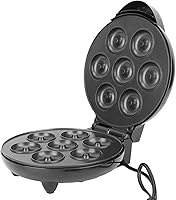 Vista 1 de Máquina para hacer donas, mini máquina de donas de 1000 W de doble cara con superficie antiadherente para desayunos, aperitivos, postres y más, hace