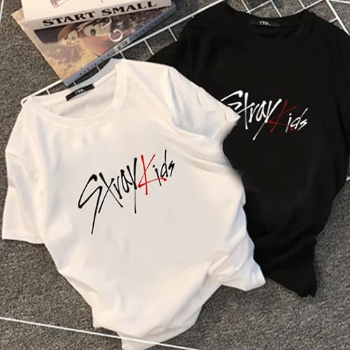 Miniatura 3 de JUNG KOOK Kpop Stray Kids Shirt Tops Hyunjin Felix Bangchan Changbin Jeongin Jisung Leeknow Seungmin Camiseta Tee