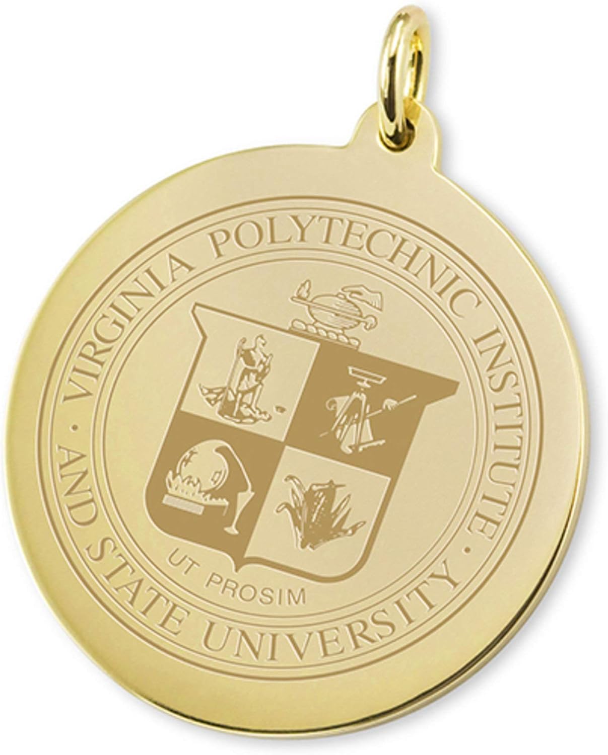 M. LA HART NCAA womens Gold Charm